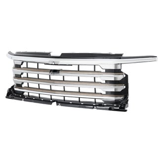 Spec-D® - 1-Pc Chrome Front Main Hood Grille