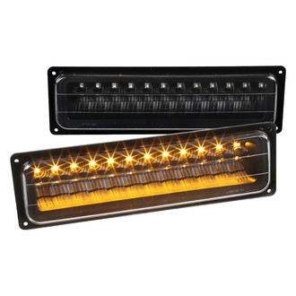 Spec-D® - Black LED Turn Signal/Parking Lights