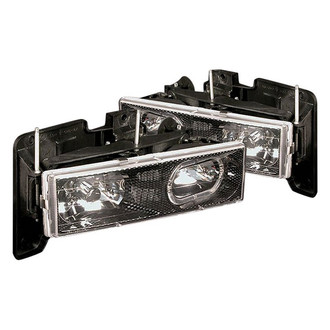 Spec-D® - Driver and Passenger Side Carbon Fiber LED Halo Euro Headlights