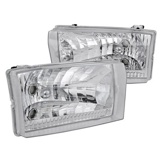 Spec-D® - Driver and Passenger Side Chrome Euro Headlights