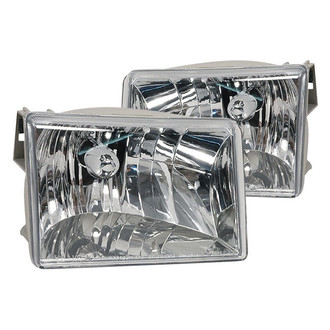 Spec-D® - Driver and Passenger Side Chrome Euro Headlights