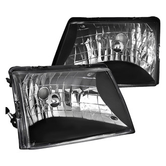 Spec-D® - Driver and Passenger Side Black Euro Headlights