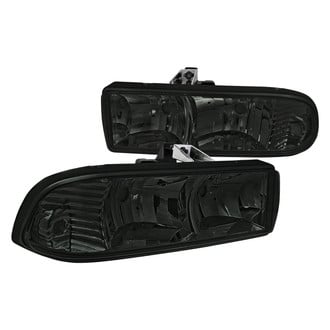 Spec-D® - Driver and Passenger Side Chrome/Smoke Euro Headlights
