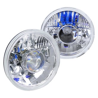 Spec-D® - 7" Round Driver and Passenger Side Chrome Projector Headlights