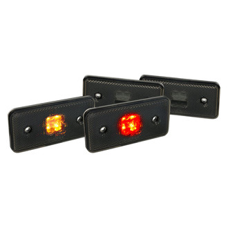 Spec-D® - Laser Style Black Smoke LED Side Marker Lights