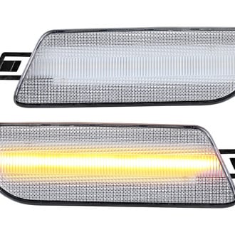 Spec-D® - Driver Side Chrome Factory Style LED Side Marker Lights