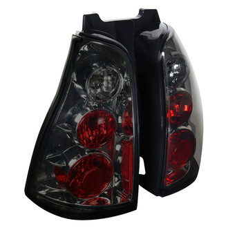Spec-D® - Driver and Passenger Side Chrome Red/Smoke Euro Tail Lights