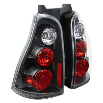 Spec-D® - Driver and Passenger Side Black/Red Euro Tail Lights