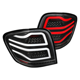 Spec-D® - Driver and Passenger Side Black Fiber Optic LED Tail Lights