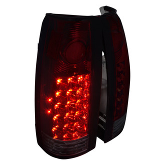 Spec-D® - Driver and Passenger Side Black Red/Smoke LED Tail Lights