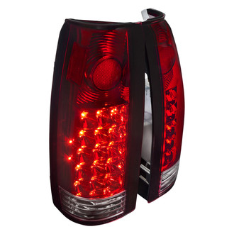 Spec-D® - Driver and Passenger Side Chrome/Red LED Tail Lights