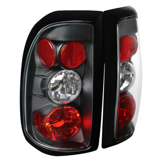 Spec-D® - Driver and Passenger Side Black/Red Euro Tail Lights