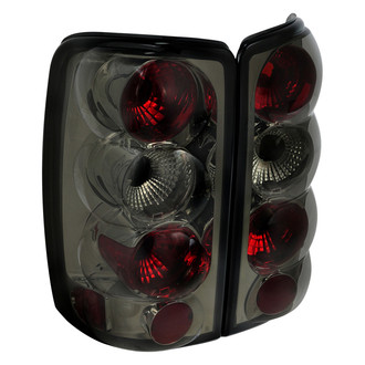 Spec-D® - Driver and Passenger Side Chrome Red/Smoke Euro Tail Lights