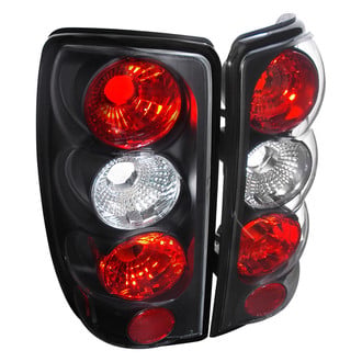 Spec-D® - Driver and Passenger Side Black/Red Euro Tail Lights