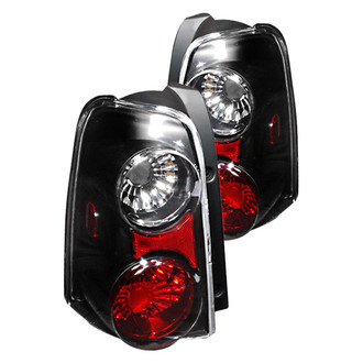 Spec-D® - Driver and Passenger Side Black/Red Euro Tail Lights
