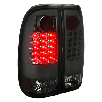 Spec-D® - Driver and Passenger Side Chrome/Smoke LED Tail Lights