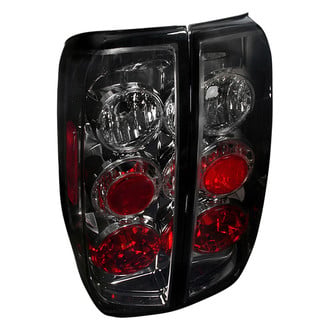 Spec-D® - Driver and Passenger Side Black Red/Smoke Euro Tail Lights