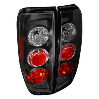 Spec-D® - Driver and Passenger Side Black/Red Euro Tail Lights