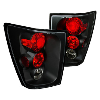 Spec-D® - Driver and Passenger Side Black/Red Euro Tail Lights