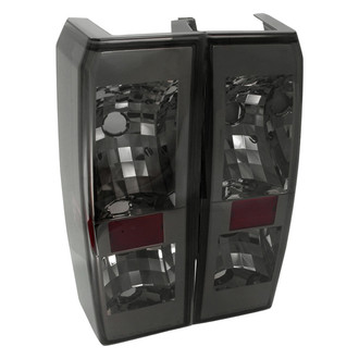 Spec-D® - Driver and Passenger Side Chrome/Smoke Euro Tail Lights