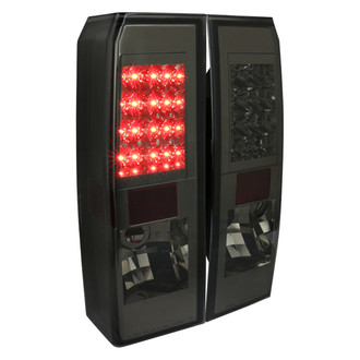 Spec-D® - Driver and Passenger Side Chrome/Smoke LED Tail Lights