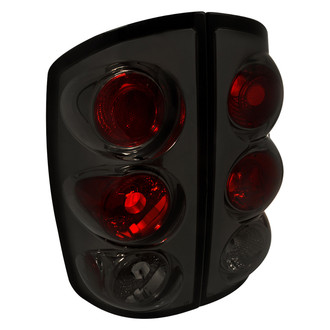 Spec-D® - Driver and Passenger Side Black Red/Smoke Euro Tail Lights