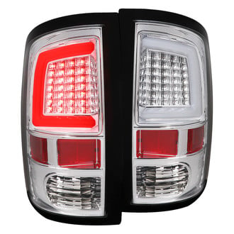 Spec-D® - Driver and Passenger Side Chrome Fiber Optic LED Tail Lights