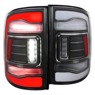 Spec-D® - Driver and Passenger Side Black LED Tail Lights