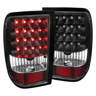 Spec-D® - Driver and Passenger Side Black LED Tail Lights