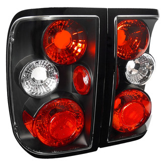 Spec-D® - Driver and Passenger Side Black/Red Euro Tail Lights