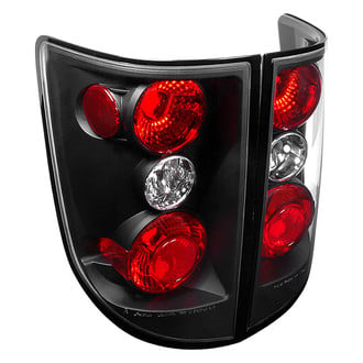 Spec-D® - Driver and Passenger Side Black/Red Euro Tail Lights