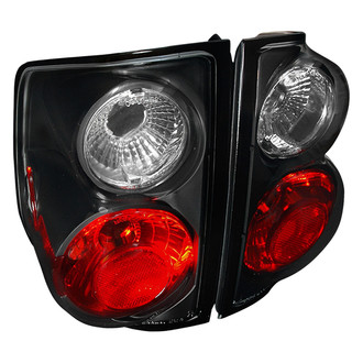 Spec-D® - Driver and Passenger Side Black/Red Euro Tail Lights