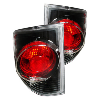 Spec-D® - Driver and Passenger Side Black/Red Euro Tail Lights