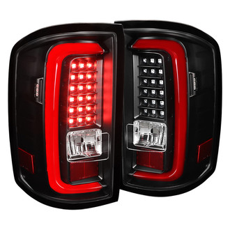 Spec-D® - Driver and Passenger Side Black LED Tail Lights