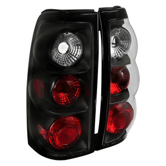Spec-D® - Driver and Passenger Side Black/Red Euro Tail Lights