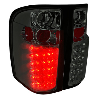 Spec-D® - Driver and Passenger Side Chrome/Smoke LED Tail Lights