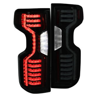 Spec-D® - Driver and Passenger Side Matte Black/Smoke LED Tail Lights