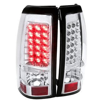 Spec-D® - Driver and Passenger Side Chrome Fiber Optic LED Tail Lights