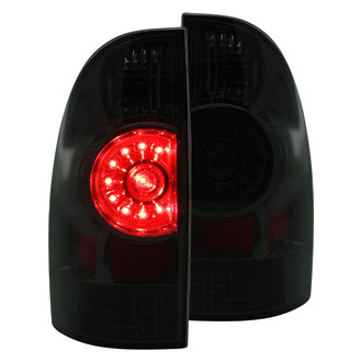 Spec-D® - Driver and Passenger Side Chrome/Dark Smoke LED Tail Lights