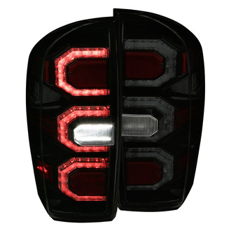 Spec-D® - Driver and Passenger Side Black/Smoke Sequential LED Tail Lights