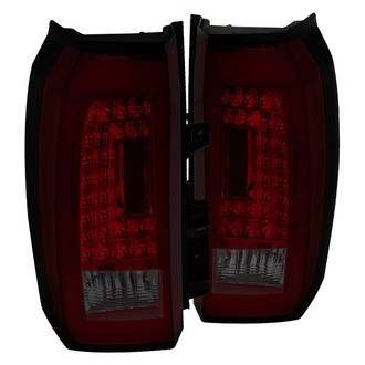Spec-D® - Driver and Passenger Side Chrome/Smoke LED Tail Lights