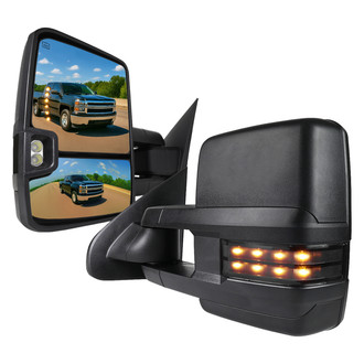 Spec-D® - Driver and Passenger Side Power Towing Mirrors (Heated, Foldaway)
