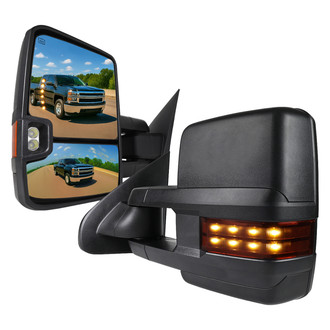 Spec-D® - Driver and Passenger Side Power Towing Mirrors (Heated, Foldaway)