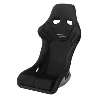 Spec-D® - Fiber Glass Black Suede Bucket Racing Seat