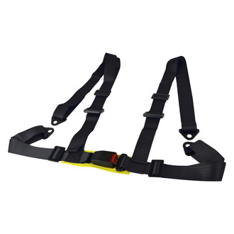 Spec-D® - 4-Point JDM Style Black Racing Seat Harness Set