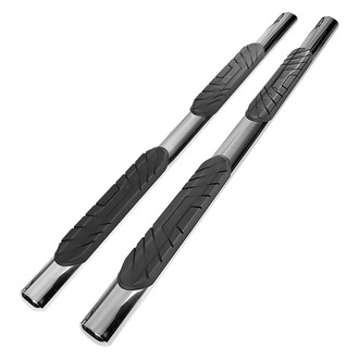 Spec-D® - 4" Polished Oval Side Step Bars