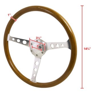パーツ ALL WOOD Steering Wheel 1986 Suzuki Samurai Wood Steering Wheels | TRUCKiD