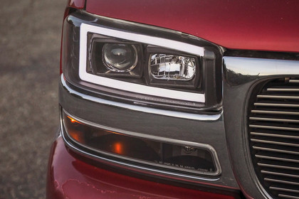 Spec-D® - Driver and Passenger Side Chrome LED DRL Bar Projector Headlights, Installation