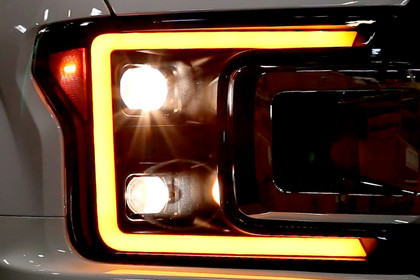 Spec-D® - Driver and Passenger Side Chrome LED DRL Bar Projector Headlights with Sequential Turn Signal, Installation