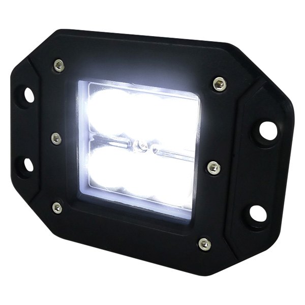 Spec-D® - Flush Mount 5" 18W Square Spot Beam LED Light